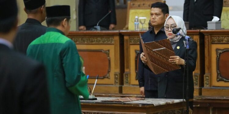 DPRD Tanjung Jabung Timur Gelar Pergantian Antar Waktu ( PAW) Masa Jabatan 2024- 2029