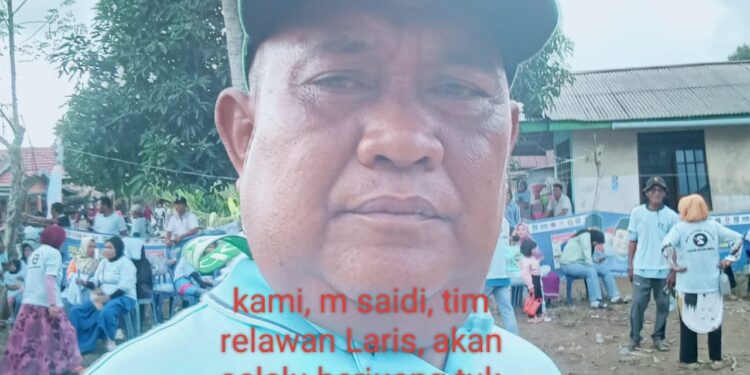 Tim Relawan No Urut 01 Targetkan Kemenangan LARIS 60 Hingga 70 Persen Di Kecamatan Sadu.