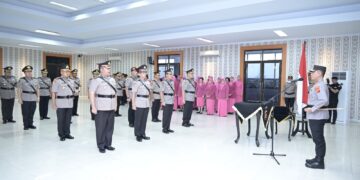 Kapolda Jambi Pimpin Sertijab Pejabat Utama dan Kapolres di Lingkungan Polda Jambi