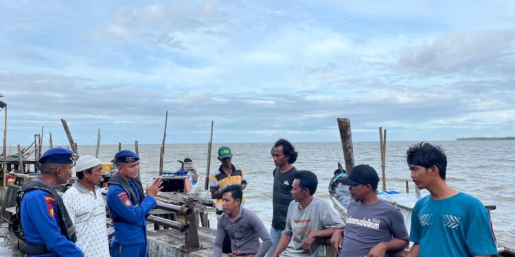 Polairud Polda Jambi Imbau Nelayan dan Penyedia Jasa Transportasi Air Waspadai Cuaca Ekstrem