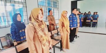 SMK2 Tanjabtim gelar Pemilihan Danyon Dan sosialisasi P5.
