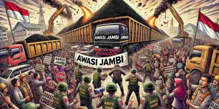 “AWaSI Jambi: Polusi, Kerusakan Jalan, dan Dugaan Korupsi di Sektor Batubara Harus Dibongkar Dirkrimsus!”