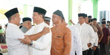 Pemkab Tanjab Timur Gelar Isra Mi’raj Sekaligus Pelepasan Purna Bakti Bupati dan Wakil Bupati