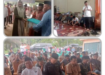 Bupati Dan Wabup Tanjabtim Hadiri Safari Ramadan di Kec Geragai 