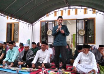 Wabup Muslimin Tanja Hadiri  safari Ramadan 1446 Hijriyah di kecamatan Rantau Rasau
