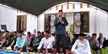 Wabup Muslimin Tanja Hadiri  safari Ramadan 1446 Hijriyah di kecamatan Rantau Rasau