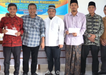 Bupati dan Wakil Bupati Tanjabtim Hadiri Rapat Pra Musrembang di Kecamatan Geragai