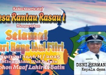 Keluarga Besar Pemerintah Desa Rantau Rasau I Mengucapkan Selamat Hari Raya Idul Fitri 1 Syawal 1446 H Minal Aidzin Wal Faidzin Mohon Maaf Lahir Dan Batin