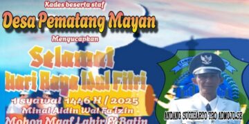 Keluarga Besar Pemerintah Desa Pematang Mayan Mengucapkan Selamat Hari Raya Idul Fitri 1 Syawal 1446 H Minal Aidzin Wal Faidzin Mohon Maaf Lahir Dan Batin