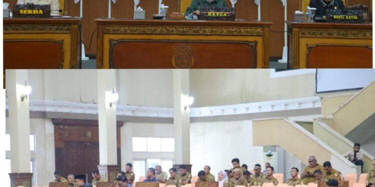 Paripurna DPRD Tanjabtim, Lima fraksi Sampaikan Pandangan Umum Atas LKPJ Bupati 2024