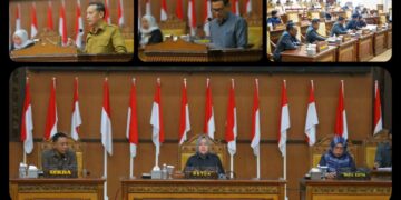 Rapat Paripurna DPRFD Tanjabtim Dalam Rangka Penyampaian Pandangann Akhir. Fraksi Fraksi Terhadap LKPJ Bupati Tahun 2024