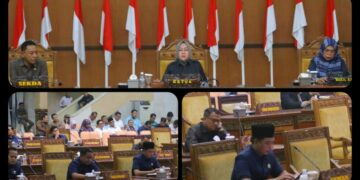 DPRD Kabupaten Tanjung Jabung Timur menggelar rapat paripurna masa persidangan dengan agenda penyampaian laporan hasil pembahasan Komisi I, II, dan III terhadap Laporan Keterangan Pertanggungjawaban (LKPJ) Bupati Tahun Anggaran 2024.