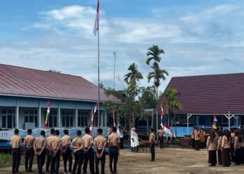 Pelantikan Dewan Ambalan SMKN 2 Tanjung Jabung Timur,  Berjalan Khidmat dan Lancar