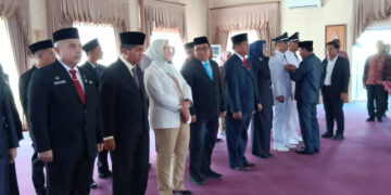 Sekda Tanjabtim Lantik 16 Pejabat Baru