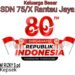 Keluarga esar SDN 75/ X RANTAU JAYA Mengucapkan DIRGAHAYU KEMERDEKAAN REPUBLIK INDONESIA Ke 80