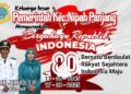 Keluarga Besar Pemerintah Kecamatan Nipah Panjang Mengucapkan Dirgahayu Kemerdekaan Republik Indonesia Ke 80