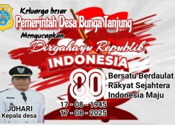 Pemerintah Desa Bunga Tanjung Mengucapkan Dirgahayu Republik Indonesia Ke 80
