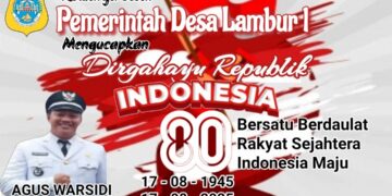 Pemerintah Desa Lambur I Mengucapkan Dirgahayu Republik Indonesia Ke 80