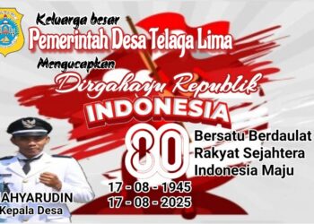 Pemerintah Desa Telaga Lima Mengucapkan Dirgahayu Republik Indonesia Ke 80