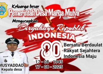 Pemerintah Desa Marga Mulya Mengucapkan Dirgahayu Republik Indonesia Ke 80