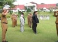 Sekda Sapril Pimpin Upacara Peringatan Harla Pancasila ke-80