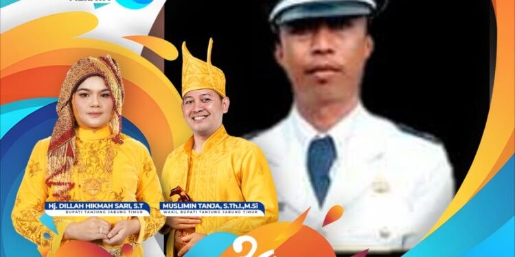 Keluarga Besar Pemerintah Desa Sungai Dusun Mengucapkan Dirgahayu HUT Tanjung Jabung Timur Ke 26