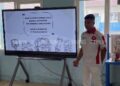Perdana , Taruna Teknik Otomotif SMKN 2 Tanjung Jabung Timur Ujian PKL Memakai Papan Interaktif Digital