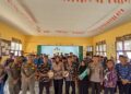 Polres Tanjabtim bersama Satpol PP Dan Kemenag Melakukan Pembinaan serta Penyuluhan Di SMAN 8 Tanjabtim