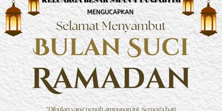 Keluarga Besar SMAN 4 Tanjabtim Mengucapkan Selamat Menunaikan Ibadah Puasa 1447 H