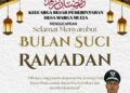 Keluarga Besar Pemerintah Desa Marga Mulia Mengucapkan Selamat Menunaikan Ibadah Puasa 1447 H