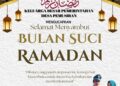Keluarga Besar Pemerintah Desa Pemusiran Mengucapkan Selamat Menunaikan Ibadah Puasa 1447 H