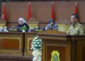 Dewan Perwakilan Rakyat Daerah (DPRD) Kabupaten Tanjung Jabung Timur menggelar rapat paripurna dengan agenda penyampaian pandangan umum fraksi-fraksi terhadap Laporan Keterangan Pertanggungjawaban (LKPJ) Kepala Daerah Tahun Anggaran 2025, Rabu (1/4/2026).