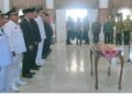 Wakil Bupati Tanjab Timur, Muslimin Tanja memimpin pelantikan dan sumpah jabatan 96 pejabat struktural administrator, pengawas, dan pejabat fungsional tertentu di lingkungan Pemerintah Kabupaten Tanjabtim