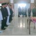 Wakil Bupati Tanjab Timur, Muslimin Tanja memimpin pelantikan dan sumpah jabatan 96 pejabat struktural administrator, pengawas, dan pejabat fungsional tertentu di lingkungan Pemerintah Kabupaten Tanjabtim