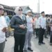 Bupati Tanjung Jabung Timur (Tanjabtim), Dillah Hikmah Sari, meninjau lokasi kebakaran yang terjadi di Pasar Blok D RT 06 RW 01, Kelurahan Pandan Jaya, Kecamatan Geragai, Tanjung Jabung Timur