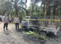 Mobil Suzuki Carry Nopol BH 8765 MD Hangus Terbakar. Diduga Bawa BBM