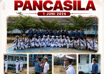 SMKN 2 TANJAB TIMUR Gelar Upacara  Peringatan Hari Lahir Pancasila