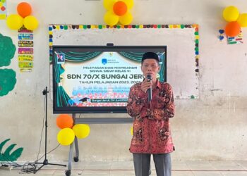 Pelepasan Siswa/ Siswi SDN 70/ X Sungai Jeruk Kelas V1 Tahun Ajaran 2025/ 2026 Berjalan Lancar