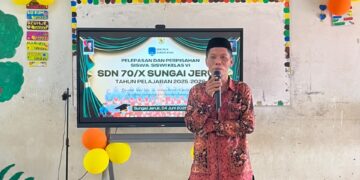 Pelepasan Siswa/ Siswi SDN 70/ X Sungai Jeruk Kelas V1 Tahun Ajaran 2025/ 2026 Berjalan Lancar