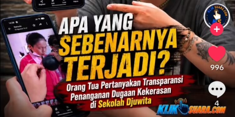Dugaan Kekerasan terhadap Murid di Sekolah Djuwita Prakarsa Batam Jadi Sorotan Publik, Viral di TikTok