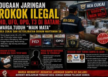 Dugaan Jaringan Rokok Ilegal HD, UFO, OPO, T3 Di Batam: Warga Tuduh “Main Mata” Bea Cukai Dan Keterlibatan Oknum Wartawan SK