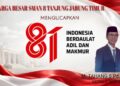 Keluarga Besar SMAN 8 Tanjabtimur Mengucapkan Dirgahayu HUT RI Ke 81