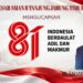 Keluarga Besar SMAN 8 Tanjabtimur Mengucapkan Dirgahayu HUT RI Ke 81