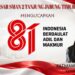 Keluarga Besar SMAN 2 Tanjabtimur Mengucapkan Dirgahayu HUT RI Ke 81