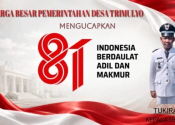 Keluarga Besar Pemerintah Desa Tri Mulyo Mengucapkan Dirgahayu HUT RI Ke 81
