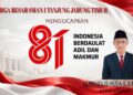 Keluarga Besar SMAN 1 Tanjabtimur Mengucapkan Dirgahayu HUT RI Ke 81