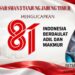 Keluarga Besar SMAN 3 Tanjabtimur Mengucapkan Dirgahayu HUT RI Ke 81