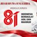 Keluarga Besar SDN 70/ X Sungai Jeruk Mengucapkan Dirgahayu HUT RI Ke 81