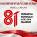 Keluarga Besar SMPN 16 Tanjabtimur Mengucapkan Dirgahayu HUT RI Ke 81