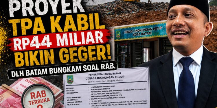 Proyek TPA Kabil Rp44 Miliar Bikin Geger! DLH Batam Bungkam Soal RAB, Dugaan Mark-Up Volume Timbunan Mengemuk